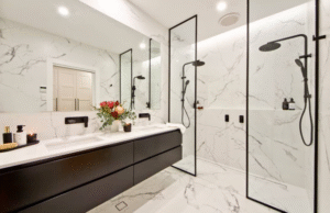Framed shower screens